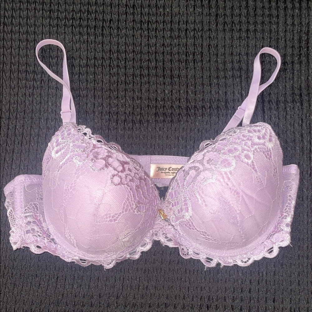 Juicy Couture Soft Purple Lace Bra